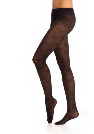 PANTY LYCRA® FANTASÍA ENCAJE FLORES EN RAMA